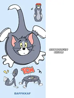 可爱搞怪汤姆与杰瑞✨｜自制插画壁纸分享 - 小红书