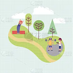 城市,深圳人才公园,瑜伽,白昼,自然,人,公园,成年的,相伴,站