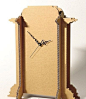 瓦楞纸制成的钟表