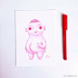 作者（丘丽萍）圆珠笔画U捉妖记2#电影捉妖记##胡巴##胡巴公益广告##胡巴是个好孩子##井柏然捉妖记2##《捉妖记》井柏然江苏##井柏然捉妖记2#K精灵奇缘 (电影《捉妖记》宣传曲) ​​​​
