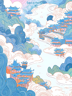 aqbyyj采集到画-风景 / 场景 / 建筑