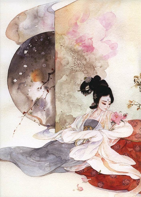 【中国风·花卉拟人】芍药 #采集大赛#