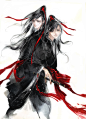 魔道祖师 同人手绘 九条轮/绘