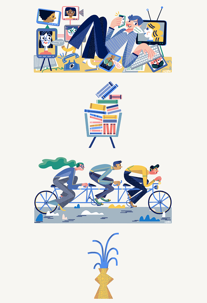 Web illustration on ...