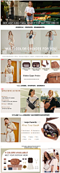 Amazon.com | Telena Leather Belt Bag for Women Fashionable Fanny Packs Cross Body Bag Waist Pack Beige Brown | Waist Packs