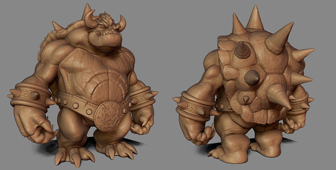 Bowser Sculpt, Josh ...