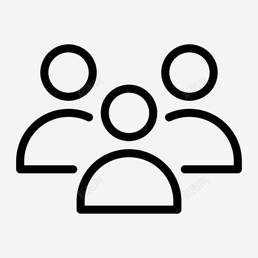 群众协会社区图标 页面网页 平面电商 创...