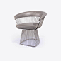 罗玛家具时尚悠闲椅餐椅亮光不锈钢格子仿皮 LOOMAY 特莱维系列-淘宝网