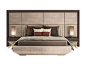 Double bed with high headboard KIMERA - Capital Collection by Atmosphera