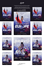 Fédération Francaise de Gym | Europe 2019 : Très heureux d’avoir pu travailler sur deux affiches pour la Fédération Française de Gym à la suite des championnats d’Europe 2019.Un visuel centré sur Mélanie De Jesus Dos Santos pour son titre de Championne d’