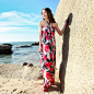 夏 2015马尔代夫沙滩裙 波西米亚长裙海边度假女裙 女装连衣裙-淘宝网