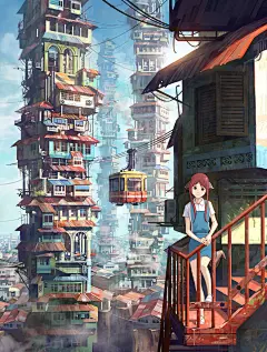 好像小时候想到过这种建筑，每一层都有自己的风格