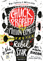 吉他元素vs摇滚现场 Chuck Prophet – Concert Poster