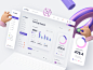 Unity Dashboard Kit – Earnings Report analytics ui kit dashboard kit t
