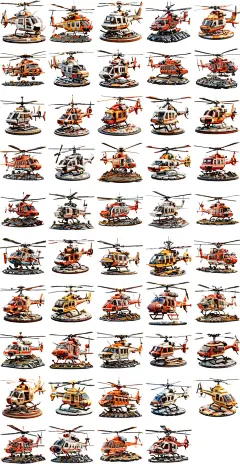 直升机飞机拼搭玩具乐高积木风像素风格创意元素材海报设计模板-淘宝网