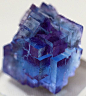 Blue Fluorite with Phantom Purple