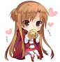 sword art online #chibi #asuna #SAO