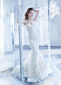 Lazaro Bridal Gowns, wedding dresses Fall 2014 collection.