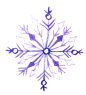 （右上角放大下载大图PNG）hand painted elements Watercolor Snowflakes Set手绘水彩雪花元素合集包