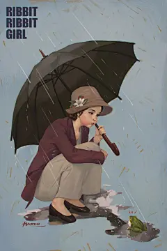 果然是韩国大佬，这复古海报风格的小姐姐太可了！ : nice