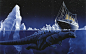 Godzilla Titanic icebergs ships split-view wallpaper (#354229) / Wallbase.cc