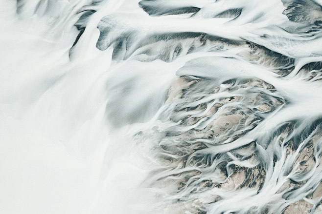 abstract Aerial icel...