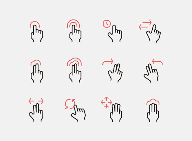 Free Gesture Icons