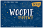 有趣可爱的手写英文字体 Woopie: a hand-lettered fontEnglish