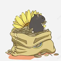 葵花籽和仓鼠高清素材 设计图片 页面网页 平面电商 创意素材 png素材