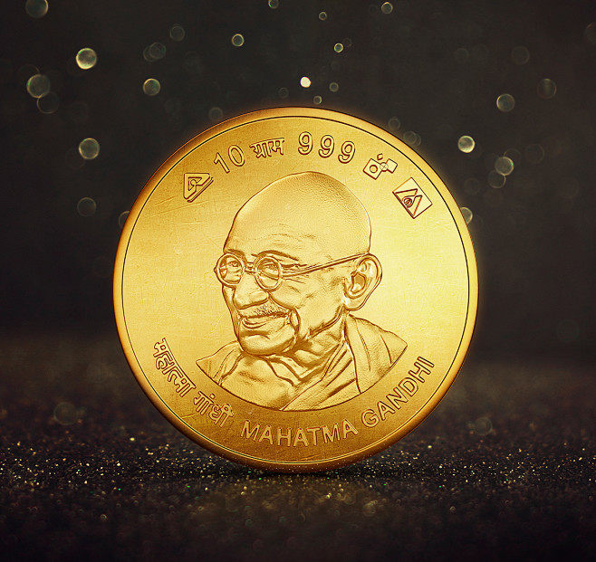 INDIAN GOLD COIN - W...