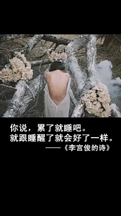 李宫俊的诗文字图片、文字美图、唯美图片、小清新美图、文字控头像、文字控壁纸、iphone6 plus壁纸 (2)