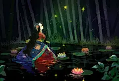 人物插画—和风 - 堆糖，美图壁纸兴趣社区
