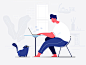 Awesome Illustrations by Uran | Inspiration Grid : We&#;8217re loving these illustrations by Uran, an illustrator and designer currently living in Warsaw, Poland, where he works for Fireart Studio. More illustrations via Dribbble