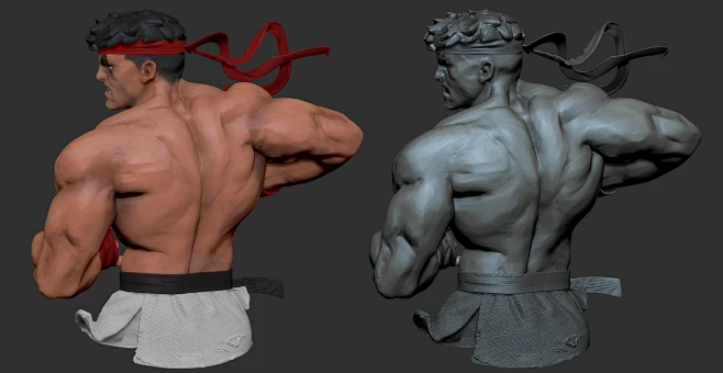 Ryu fan art-花瓣网