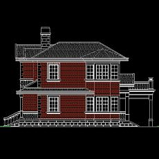 仰望520采集到农村自建房别墅设计图CAD全套施工图纸素材
