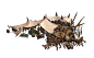 Concept art of a village where old deep ones live