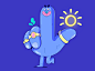 blue cartoon Character design  characters Collection cute digital illustration illustrations Procreate ring