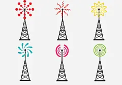 信号塔免抠素材_新图网 https://ixintu.com 信号塔 可爱 简约