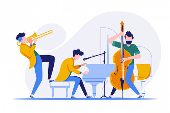 Group of musicians p...