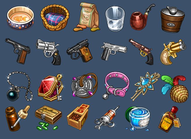 Icons for game by ~K...