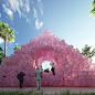 粉红气球告白金字塔_设计邦-全球最早和最受欢迎的集建筑、工业、科技、艺术、时尚和视觉类的设计媒体