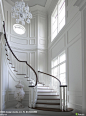 ❤️ Curved Staircase, Grand Staircase, Staircase Ideas, White Staircase, Spiral Staircases, Modern Staircase, Luxury Staircase, House Staircase, Staircase Wall