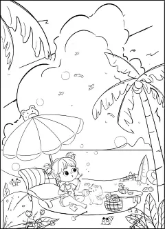 插画｜夏日海滩_4_莲雾_来自小红书网页版