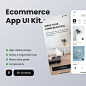 18屏家具电商手机应用UI设计套件 Ecommerce App UI Kit 9Furniture0 figma