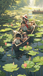 夏日荷塘2