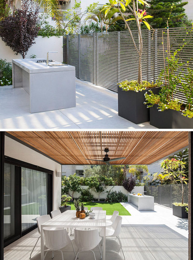 Modern outdoor kitch...