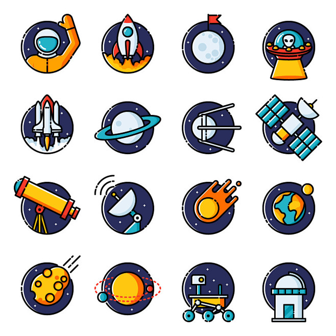 Space Icon Set