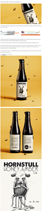 Hornstull Honey Amber - The Dieline -