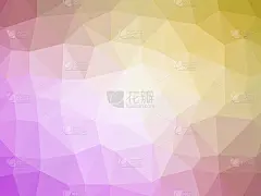粉红色黄色渐变多边形形状的背景