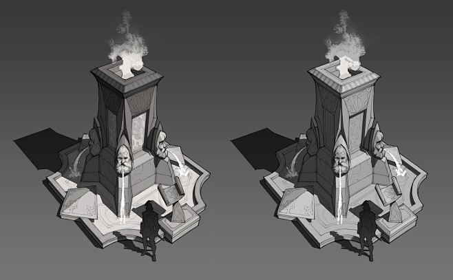 sketches of fountain...